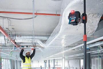 Лазерный уровень Bosch GLL 3-80 C + вкладка под L-BOXX (0.601.063.R00)