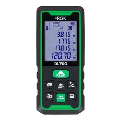 Лазерный дальномер RGK DL70G - зеленый луч