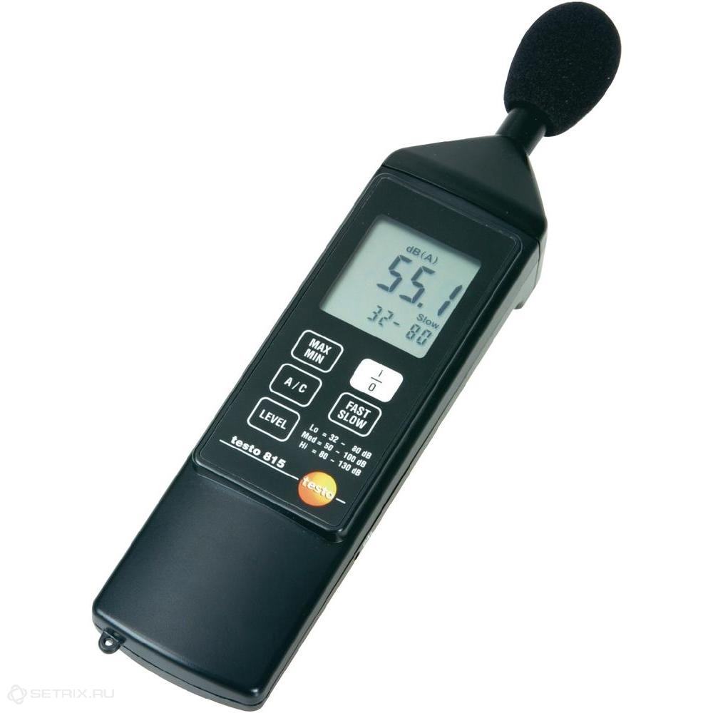 Шумомер Testo 815 3-го класса точности
