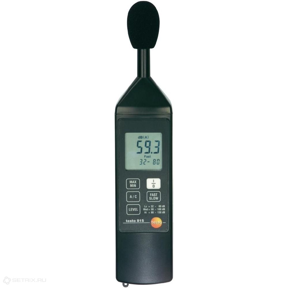 Шумомер Testo 815 3-го класса точности