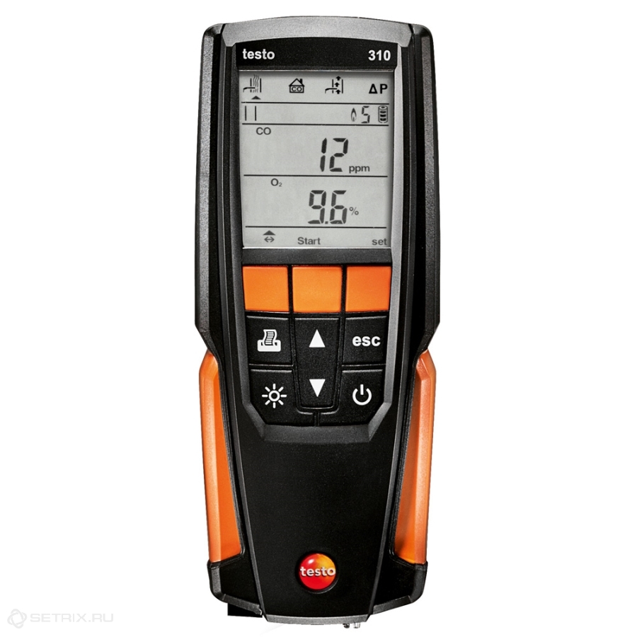 Testo 310 - анализатор дымовых газов.