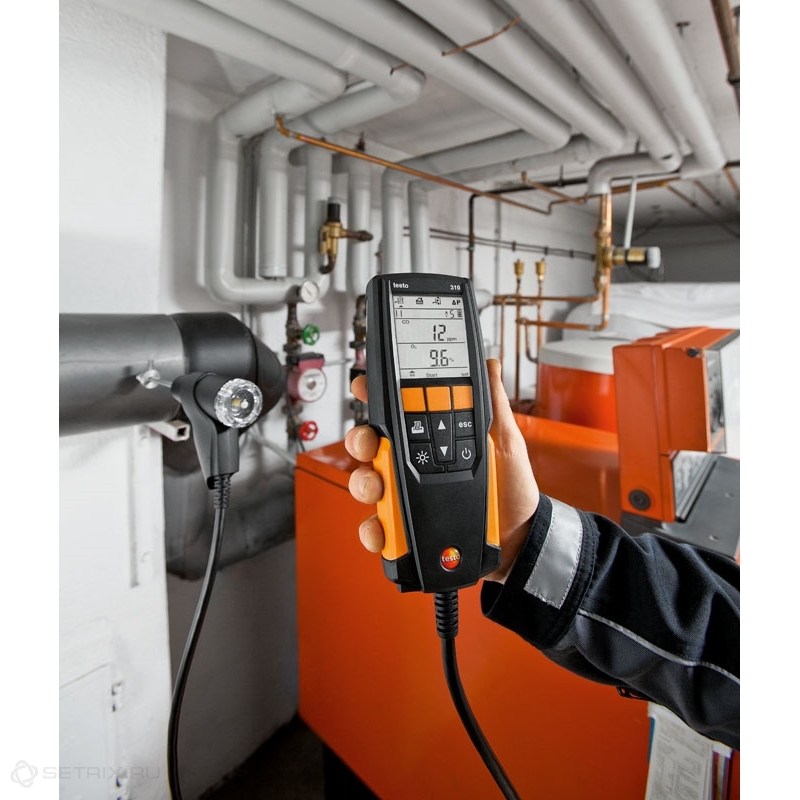 Testo 310 - анализатор дымовых газов.