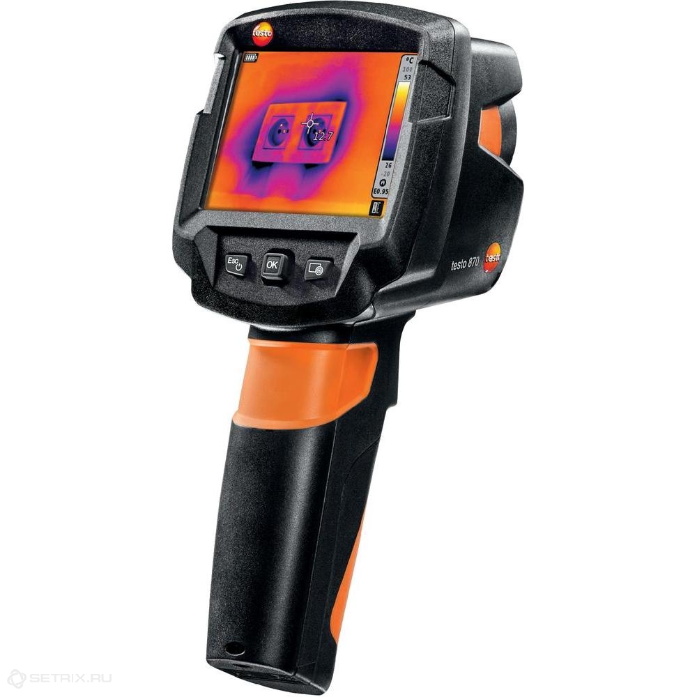 Тепловизор Testo 870-2 с камерой видимого спектра.