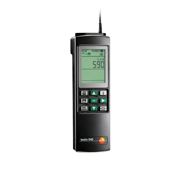 Люксметр Testo 545 с функцией управления данными измерений