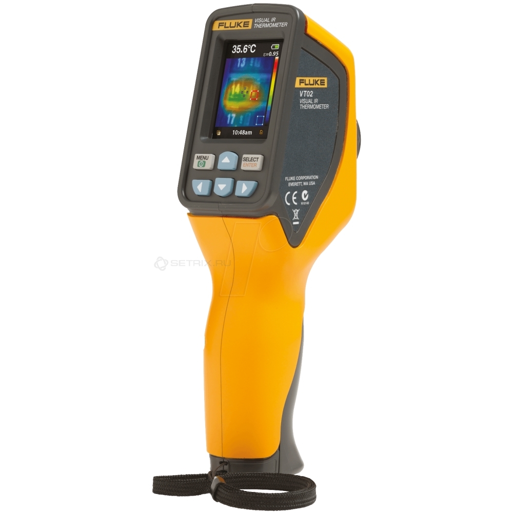 Визуальный пирометр Fluke VT02. Тепловизор с малым разрешением.