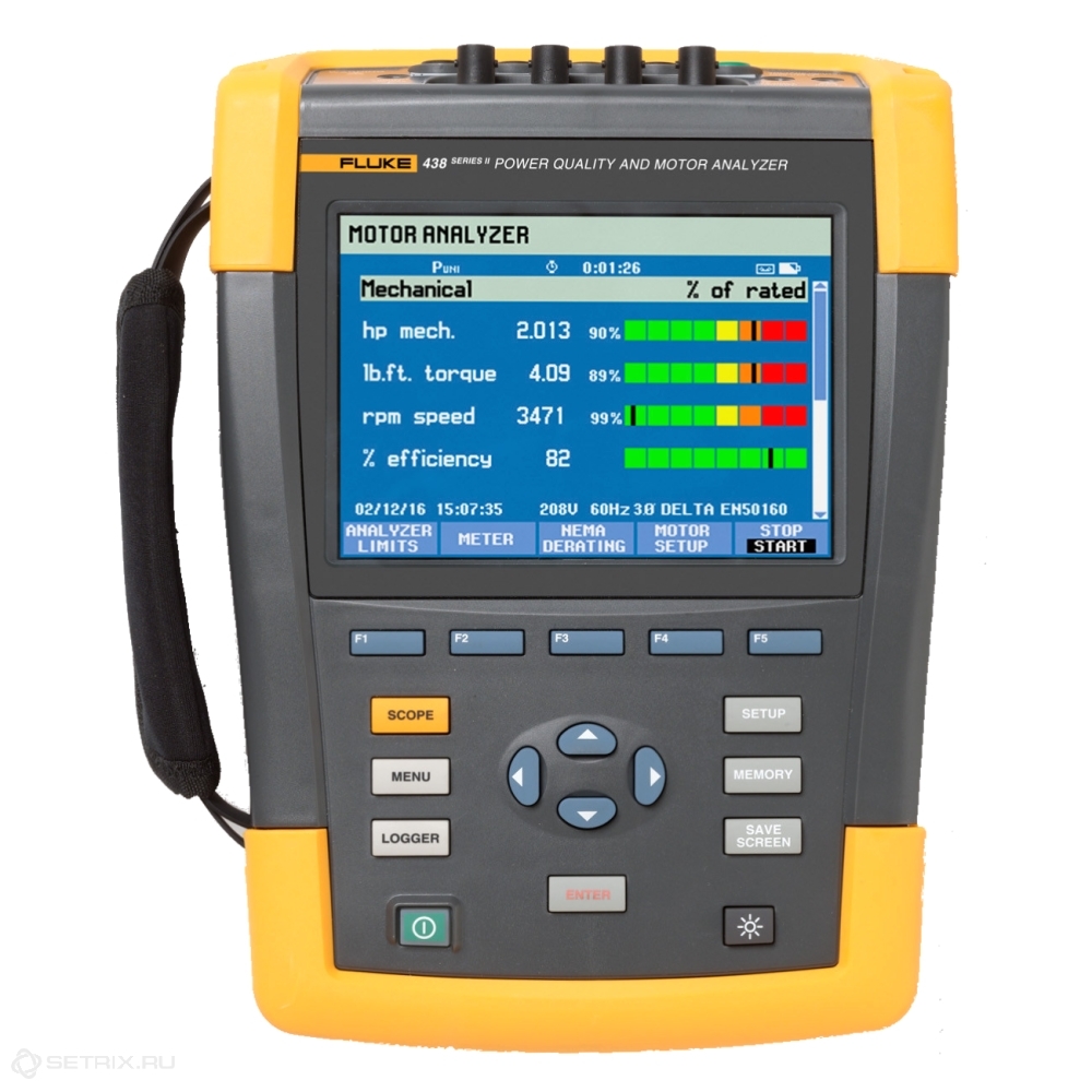 Fluke 438-II - анализатор качества электроэнергии