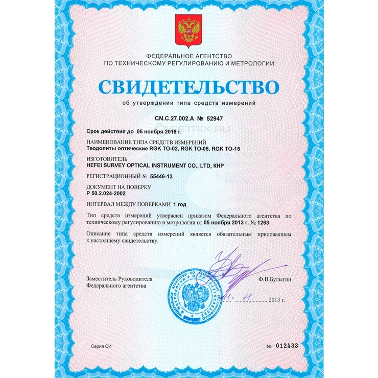 Теодолит RGK TO-05