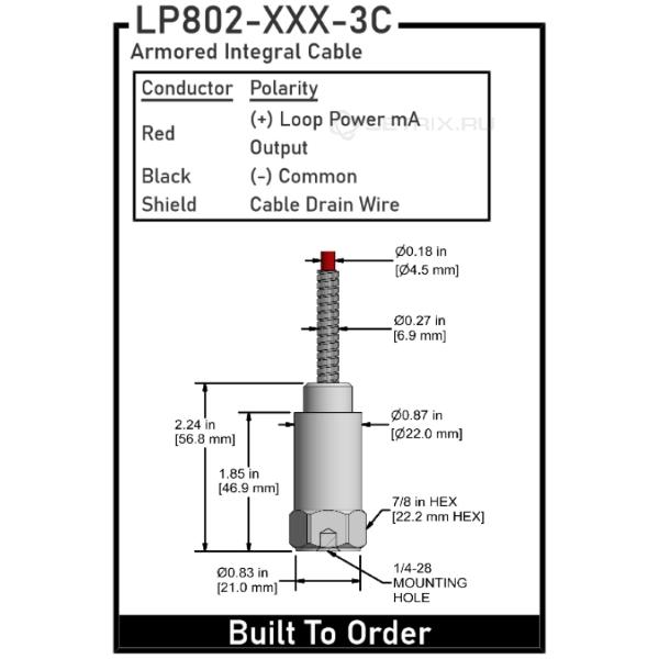 Вибропреобразователь CTC LP802