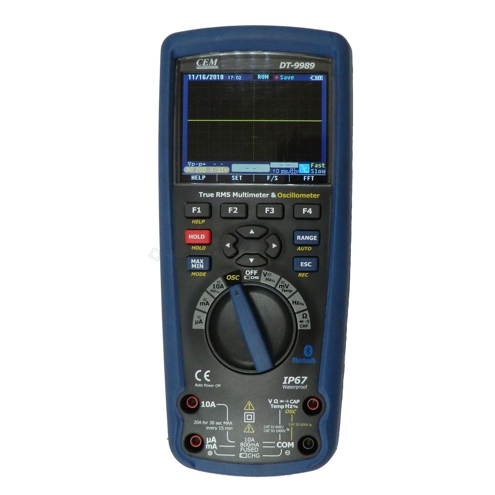 Мультиметр DT-9989 с функцией осциллографа.