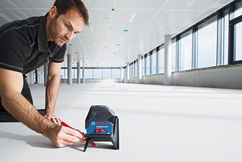 Лазерный уровень Bosch GCL 2-15 Professional + RM1 + BM3 + кейс (0.601.066.E02)