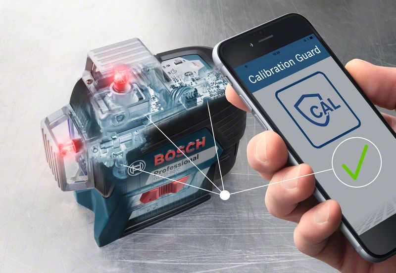 Лазерный уровень Bosch GLL 3-80 C + BM 1 + GBA 12V + L-Boxx ( 0.601.063.R02)