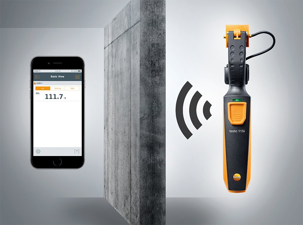 Набор смарт-зондов для холодильных систем (кейс/2x Testo 549i 2 Gen /2x Testo 115i 2 Gen), протокол калибровки, батарейки