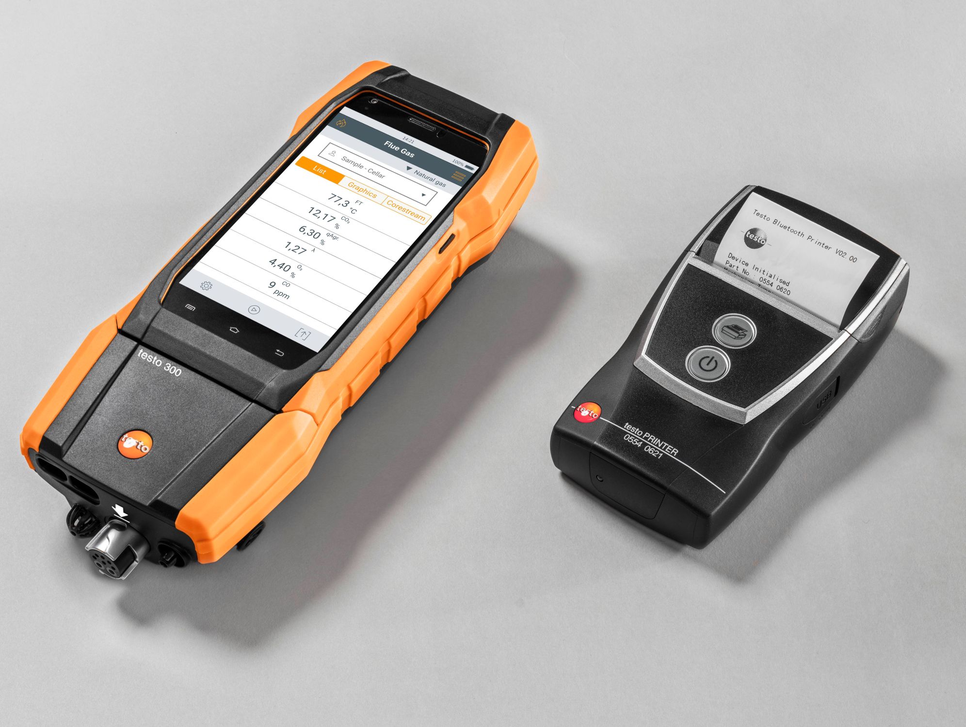 Комплект Testo 300 Longlife (O2, СО с H2-компенсацией до 30 000 ppm)