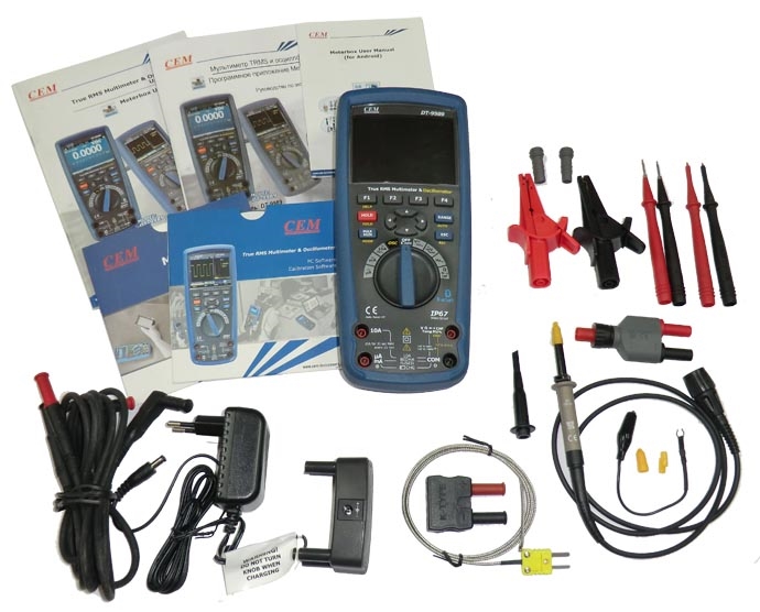 комплект DT-9989 мультиметр CEM DT-9989