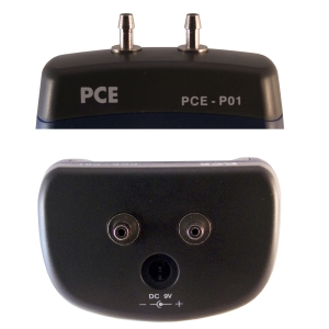 Разъемы манометра PCE-P01 Разъемы манометра PCE-P01