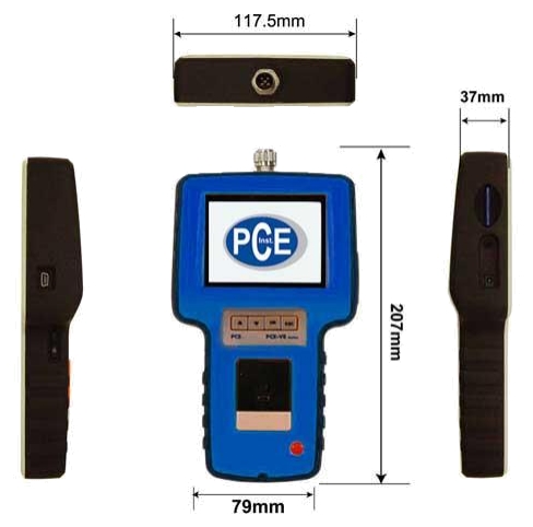 Размеры PCE-VE Размеры PCE-VE