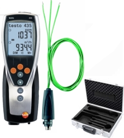 Testo 435-2 прибор с 3-х контактным зондом Testo 435-2 прибор с 3-х контактным зондом